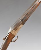 Charles Ingram of Glasgow 28 proofed at 26 bore single barrelled ejector shotgun with named and