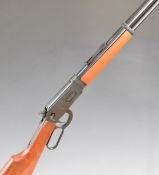 Walther Winchester style lever-action .177 CO2 carbine air rifle with 8 shot magazine, adjustable