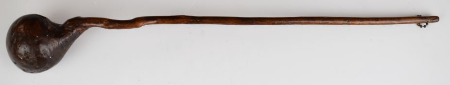 19thC knobkerrie or similar club, length 52cm