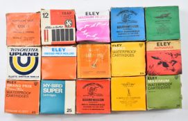 Approximately three-hundred-and-fifty 12 bore shotgun cartridges including Benjamin Wild & Son