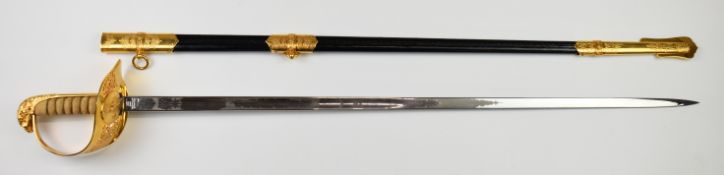 Royal Air Force 1921 pattern officer's sword by Wilkinson, No 98641, made for a high ranking officer