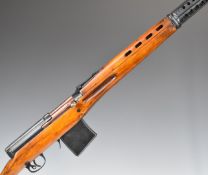 Deactivated Russian Tokarev SVT40 .76 ZR semi-automatic bolt action rifle with top plate stamped '