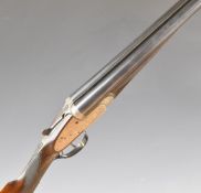 Midland Gun Co 12 bore side by side sidelock ejector shotgun with named and engraved locks, engraved
