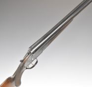 Fabrique Nationale de Arms de Guerre 12 bore side by side sidelock ejector shotgun with named locks,
