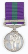 British Army George VI General Service medal with clasp for Malaya, named to 22438531 Trooper W