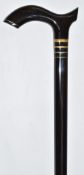 Shawn Gillis / Gillis Canes bespoke ebonised and inlaid specimen wood walking stick