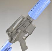 Cyma CM.010 Auto Electric 6mm airsoft rifle with tactical stock and chequered pistol grip, NVSN,