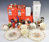 Deb Canham, Willy Westy figures, Wade Disney figures and Royal Doulton Bunnykins ceramics