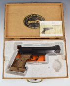 Gamo Compact .177 PCP competition target air pistol with fully adjustable textured grip and