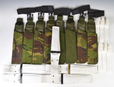 Thirteen bayonet frogs including DPM, Green and Full Dress examples for the SA80 etc