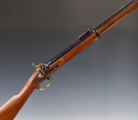 Parker-Hale replica Warrior 1860 percussion hammer action 2-band musket with adjustable sights,