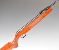 Remington Express .177 break barrel air rifle with chequered semi-pistol grip and forend and