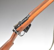 Short Magazine Lee Enfield (SMLE) No. 4 Mk.I .410 bolt-action shotgun with adjustable sights,