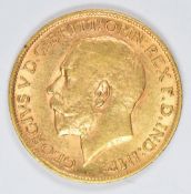 1911 George V gold full sovereign