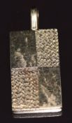 A 9ct gold ingot pendant, 11.5g