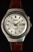 Seiko Bell-Matic gentleman's wristwatch ref. 4006-6060 with alarm, day and date aperture, luminous