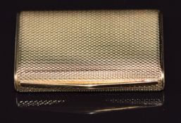 Van Cleef & Arpels 18ct gold engine turned pill case, in original box, 20.4g