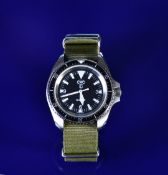 Cabot Watch Company (CWC) British Military Royal Navy divers style wristwatch with luminous hands