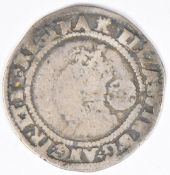 1570 Elizabeth I hammered silver sixpence with castle mint mark