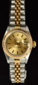 Rolex Oyster Perpetual Datejust ladies wristwatch ref. 69173 with with date aperture, luminous