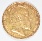 1906 Edward VII full gold sovereign