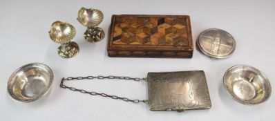 Pair of American silver bowls, marked to base Sterling 96160, diameter 7cm, weight 39g, Autro-