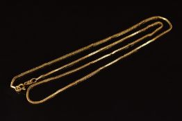 An 18ct gold necklace/ chain, 5g