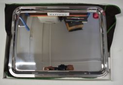 Christofle silver plated tray, length 42cm, in original box