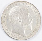 1902 Edward VII crown, near EF