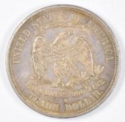 1878 USA silver trade Dollar, EF