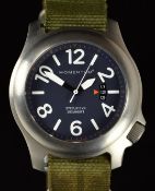 Momentum Steelix CN Series gentleman's wristwatch with date aperture, luminous hands, Arabic