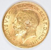 1915 George V gold full sovereign