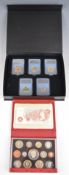 Royal Mint 2006 thirteen proof specimens coin set, comprising £5, three £2, £1, three 50p, 20p, 10p,