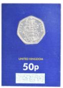 2019 Kew Gardens 50p coin in Change Checker pack