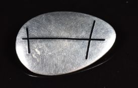 Hans Hanson Danish silver brooch
