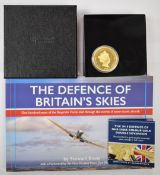 Hattons of London Defence of Our Skies 2018 gold double sovereign, limited edition of 399, in fitted