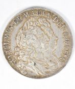 William and Mary 1963 half crown, second busts