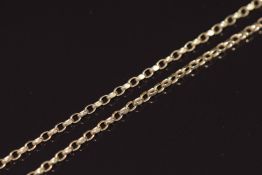 A 9ct gold chain, 5g