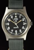 Cabot Watch Company (CWC) gentleman's British Royal Navy military wristwatch with luminous hands and