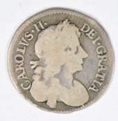 1679 Charles II Maundy fourpence, F