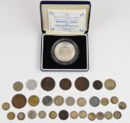 Royal Mint Prince Andrew and Sarah Ferguson silver medal, weight 37g, in original case, together