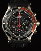 Vostok Anchar K-162 Submarine gentleman's diver's style chronograph wristwatch with date aperture,