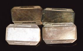 A pair of 9ct gold cufflinks, 8.2g