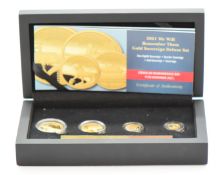 Hattons of London 2021 four coin proof gold sovereign set commemorating Remembrance day 2021