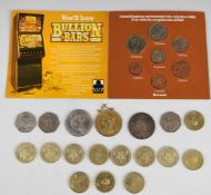 1889 Queen Victorian Jubilee crown together with a gilt and mounted 1897 veiled head example and