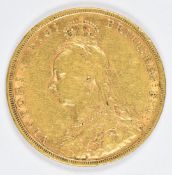 1892 Queen Victoria gold full sovereign