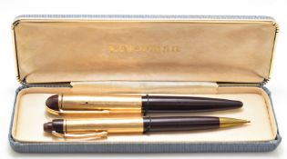 Eversharp Skyline fountain pen and propelling pencil set, in original box