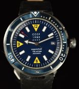 Akula CCCP 1980 gentleman's automatic diver's style wristwatch Special Edition ref. CP-7027 with