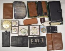 Collection of boxed Stratton compacts, pill boxes and point of sale stands, some from the Diary of