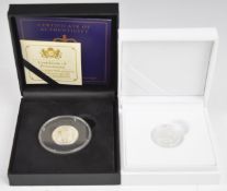 2021 Isle of Man Her Majesty The Queen's 95th Birthday silver piedfort sovereign, with